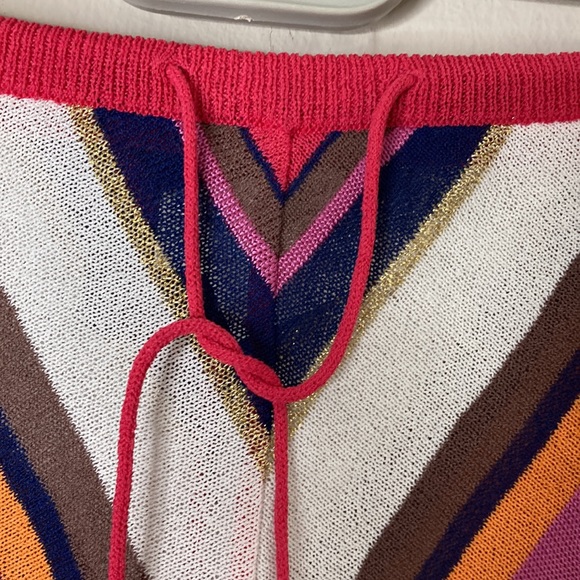 ICB metallic stripe vintage knit skirt M - Picture 3 of 6